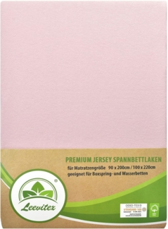 leevitex® Spannbettlaken Premium Spannbettlaken Elasthan, Gummizug: rundum, blickdicht, Anti-Pilling, 97% Baumwolle, 3% Elasthan, 40 cm Steg