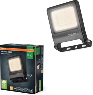 Osram Außenleuchte Endura Flood 30W PCR dunkelgrau warmweiß