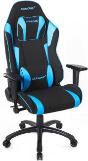 AKRacing Chair Core EX-WIDE SE Gaming Stuhl, Stoff/Kunstleder, Schwarz/Blau, 5 Jahre Herstellergarantie