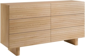 Vente-unique - Kommode mit 6 Schubladen - MDF - Holzfarben - LUDIMA
