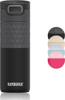 Kambukka etna Black Steel 500 ml schwarzer Edelstahl-Thermobecher