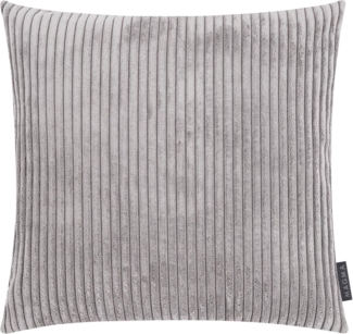 MAGMA Shara Kissenhülle Cord Look Grau ca. 60 x 60 cm