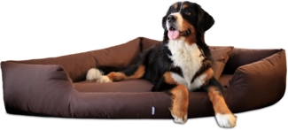 TRIVIA Orthopädisches Hundebett Dreieckbett - 120x120cm, 01 Braun