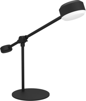 Eglo 900353 Tischleuchte CLAVELLINA Stahl schwarz, Kunststoff weiss LED 1X6,8W 3000K L:55cm H:45cm mit Kabelschalter