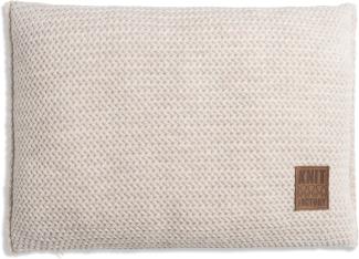 Knit Factory Maxx Kissen 60x40 cm Glatt Beige