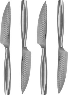 Boska Steakmesser Monaco+ 4er Set, Fleischmesser, Edelstahl, Silber, 307131