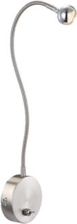 LED Wandlampe in nickel matt, satiniert Globo SERPENT 24109W