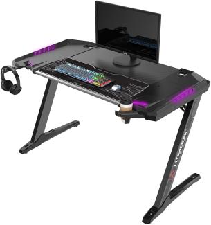 Ultradesk ROCKET Gerade Freiform Schwarz 1290 mm 780 mm 785 mm