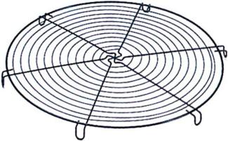 METALTEX Tortenkühler. verzinnt. rund. 32cm