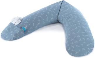 THERALINE 'Kolibris Kangaroo Style Pockets' Das Original Stillkissen 2019 Dinkelspelz blau