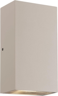 Nordlux ROLD LED Außenwandleuchte klar IP54 9x9x16cm