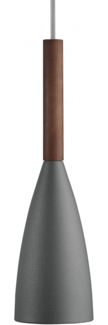 Pendelleuchte, 1 x E27/40W, grau, PURE grau