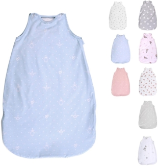 Lorelli Baby-Sommerschlafsack Summer, Länge 80 cm, Breite 42 cm, 100% Baumwolle blau Bär