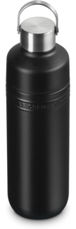 Le Creuset Trinkflasche 1L Schwarz Matt Edelstahl