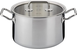 Kochtopf mit Glasdeckel BRIGADE BASIC 20 cm