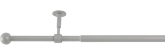 ondeco Gardinenstange Teleskopgarnitur Allrounder, Ø 19 mm, 1-läufig, ausziehbar, Bohren, verschraubt