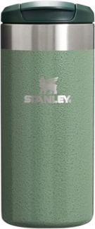 STANLEY Aerolight Transit Thermobecher 12OZ - Hält 6 Stunden Heiß - Spülmaschinenfest - Kaffeebecher To Go Auslaufsicher - Kompatibel Mit Gängigen Pkw-Getränkehalterungen - Hammertone Green