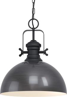 Eglo 43052 Pendelleuchte COMBWICH schwarz, creme E27 1X40W Ø40cm H:110cm dimmbar