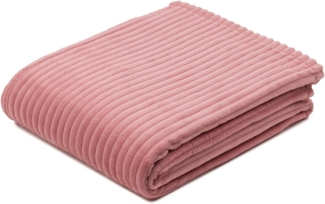 Wohndecke Feincord Kuscheldecke, Gözze, flauschig weich und wohlig warm