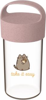 Koziol Trinkflasche Buddy Drink Pusheen Take It Easy, Kunststoff, Organic Pink, 500 ml, 8026711