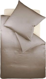 Fleuresse Interlock-Jersey-Bettwäsche colours taupe 9042 Größe: 135 x 200 cm