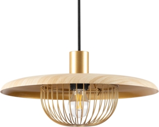 Tomons Pendelleuchte Hängeleuchte Skandinavisch Deckenlampe, Höhenverstellbar, ohne Leuchtmittel