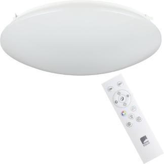 Eglo 75735 Deckenleuchte VALDANZO Kunststoff weiss LED 14W 3000-6500K H:9. 5cm Ø38cm dimmbar