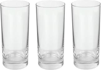 3er Set Longdrinkglas Gala 280 ml Wasserglas Tumbler