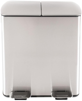 HTI-Living Silber Duo Mülleimer 40 Liter