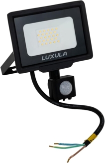 LUXULA LED Flutlichtstrahler LED-Fluter Bewegungsmelder, 20W, warm- & neutralweiß, 2000lm, IP65, LED fest integriert, warmweiß, neutralweiß