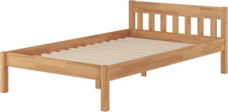 Massivholzbett Echtholzbett Holzbett 120x220 Buche Zubehör wählbar V-60.83-12-220Rollrost inkl.