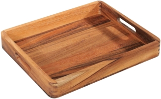 Tablett, Akazie 44 x 36 x 6 cm