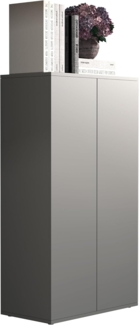 VCM Kommode & Sideboard Dalosa 920395 Grau H. 108 x B. 60 x T. 32 cm