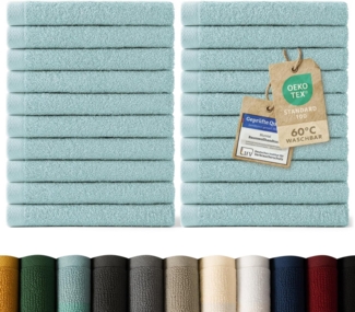 Blumtal Gästehandtücher 30x30cm - weich und saugstark, Frottee (24-St), 12er und 24er Set, 100% Baumwolle