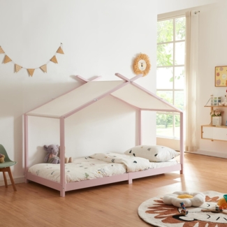 Kinderbett Brome 90x200 cm Rosa [en. casa]