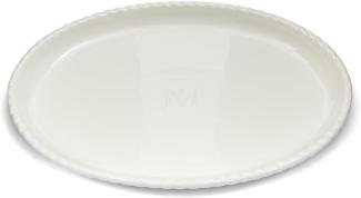 Riviera Maison Servierplatte Elegant Twist Serving Plate Weiß 548930