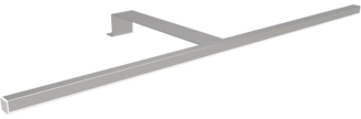 kalb Aufbauleuchte LED Schrankbeleuchtung Schwebetür Aufbauleuchte silbergrau 600mm, 2er Set neutralweiß, neutralweiß