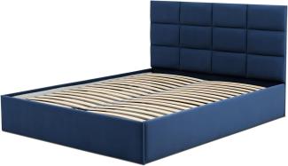 Generic Polsterbett Tores 160x200 mit Bettkasten! Doppelbett Lattenrost! Best Stauraumbett! (Trinity 31) Full