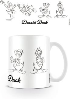 empireposter Disney Donald Duck Sketch Größe (cm), ca. Ø8,5 H9,5 Lizenz Tasse, NEU Beschreibung: Keramik Tasse, weiß, bedruckt, Fassungsvermögen 320 ml, offiziell lizenziert, spülmaschinen und mikrowellenfest