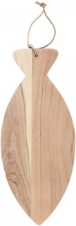 Ib Laursen - Schneidebrett Servierbrett Fisch Länglich 20x47cm Holz 17100-00