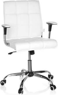 hjh OFFICE Home Office Bürostuhl ERNESTO Kunstleder weiß