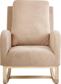 Schaukelsessel ALSTA Bouclé Beige