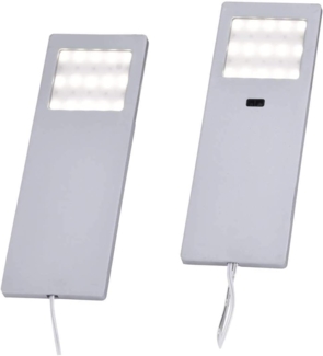 HELENA Paul Neuhaus Unterbauleuchte, alu, 2er-Set je 1xLED-Board 2W 3000K Innenleuchte, IP20 11332
