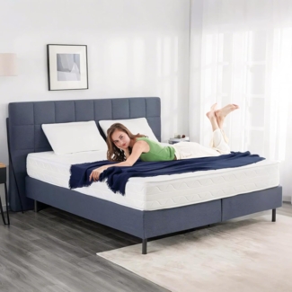 EGO HOME Matratze 90x200 Härtegrad H3 23cm - Ergonomische 7-Zonen Hochwertige Kaltschaummatratze mit waschbarem Bezug, Atmungsaktiv Schaumstoffmatratze Rollmatratze, Öko-Tex Zertifiziert