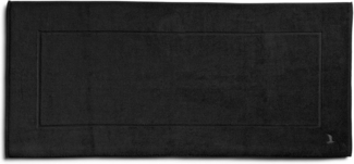 möve Superwuschel Badteppich 60x130 cm aus 100% Baumwolle, black