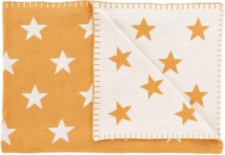 Schardt Baby-Kuscheldecke \"Big Star honey gold\"