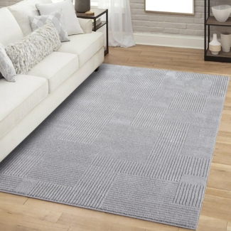 Carpet City Teppich FLAIR177, rechteckig, Höhe: 11 mm, Kurzflor-Teppich, Skandi-Stil, Wohnzimmer