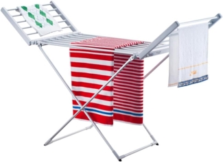 Adler Wäscheständer AD 7821, zusammenklappbar, elektrisch beheizt, faltbar