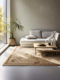 NORTHRUGS Teppich Adraskan, rechteckig, Höhe: 8 mm, Orient Optik, Läufer, strapazierfähig, pflegeleicht, robust