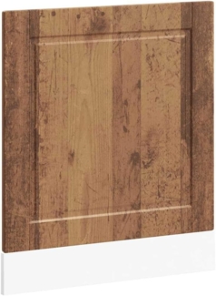 vidaXL Geschirrspülerblende Porto Altholz-Optik 60x1,5x67 cm 854145